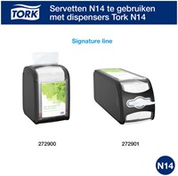 Servet Tork N14 Advanced multifold 2laags naturel 720 Stuk-3