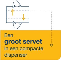 Servet Tork N14 Advanced multifold 2laags naturel 720 Stuk-1