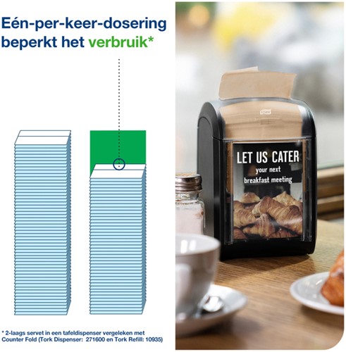 Servet Tork N14 Advanced multifold 2laags naturel 720 Stuk-2