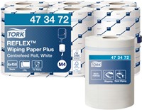 Poetspapier Tork M4 Advanced 2laags 450 vel wit 450 Vel