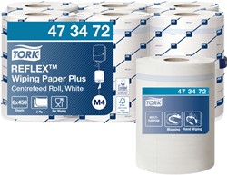 Poetspapier Tork M4 Advanced 2laags 450 vel wit 450 Vel