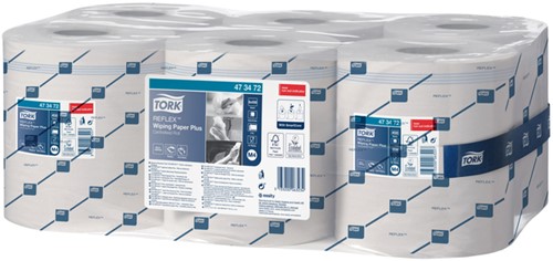 Poetspapier Tork M4 Advanced 2laags 450 vel wit 450 Vel-2