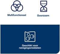 Reinigingsdoek Tork W8 Premium 1laags geel 40 Vel-3