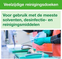 Reinigingsdoek Tork W8 Premium 1laags groen 40 Stuk-3