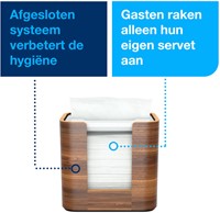 Servetdispenser Tork N4 Signature line walnoot 1 Stuk-3