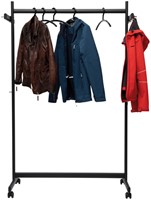 Garderoberek MAUL Samba mobiel 115cm zwart 1 Stuk-1