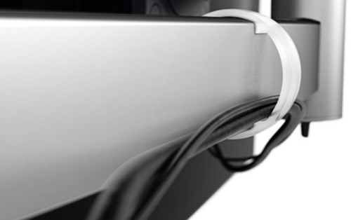 Monitorarm Durable met bladdoorvoer voor 1 scherm en 1 tablet-3
