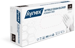 Handschoen Hynex nitril L wit 3.5g 100 stuks 100 Stuk
