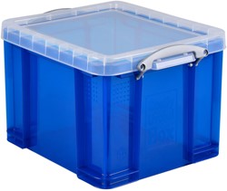 Opbergbox RU 35ltr 480x390x310 mm transp blauw 1 Stuk