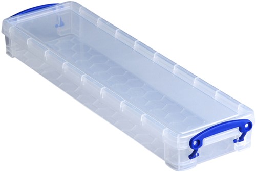 Opbergbox RU 0.8ltr 355x100x40 mm transp wit 1 Stuk