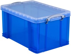 Opbergbox RU 48ltr 600x400x315mm transp blauw 1 Stuk