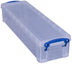 Opbergbox RU 1.5ltr 355x100x70mm transp wit 1 Stuk