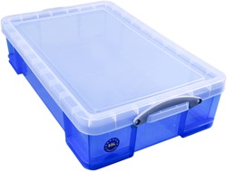 Opbergbox RU 33ltr 710x440x165mm transp blauw 1 Stuk