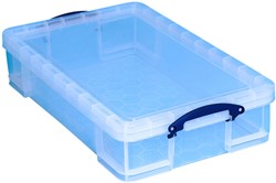 Opbergbox RU 33ltr 710x440x165mm transp wit 1 Stuk