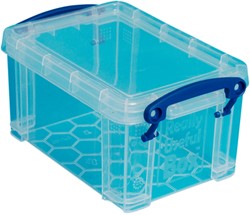 Opbergbox RU 0.7 ltr 155x100x80mm transp wit 1 Stuk