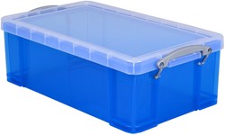 Opbergbox RU 12ltr 465x270x150mm transp blauw 1 Stuk