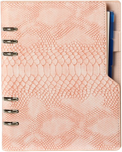 Organizer Kalpa A5 + ag25-26 7d/2p croco rose 1 Stuk