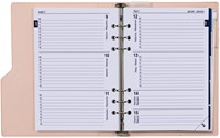 Organizer Kalpa A5 + ag25-26 7d/2p croco rose 1 Stuk-1