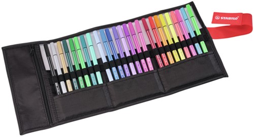 Viltstift STABILO Pen 68/25 Arty roletui M 25st 25 Stuk-1