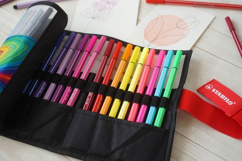 Viltstift STABILO Pen 68/25 Arty roletui M 25st 25 Stuk-2