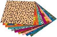 Vouwblaadjes Folia 80gr 15x15cm 50v 2z wildlife 50 Vel-2