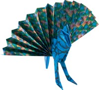 Vouwblaadjes Folia 80gr 15x15cm 50v 2z wildlife 50 Vel-3