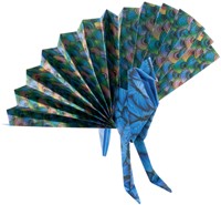 Vouwblaadjes Folia 80gr 15x15cm 50v 2z wildlife 50 Vel-3