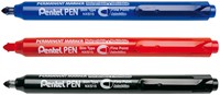 Viltstift Pentel NXS15 1mm zwart 1 Stuk-2