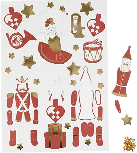 Trekpoppen Creativ Company Kerst 1 Stuk-2