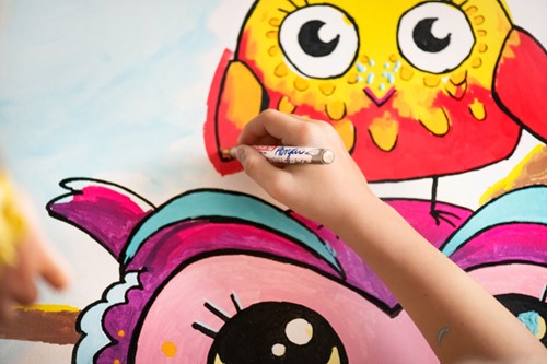 Acrylmarker edding e-5300 F verkeerswit 1 Stuk-1