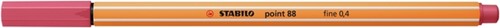Fineliner STABILO point 88/49 F aardbeienrood 1 Stuk-2