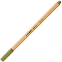 Fineliner STABILO point 88/37 F moddergroen 1 Stuk