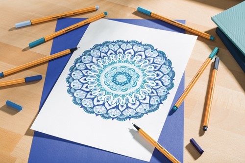 Fineliner STABILO point 88/28 F donkerblush 1 Stuk-1