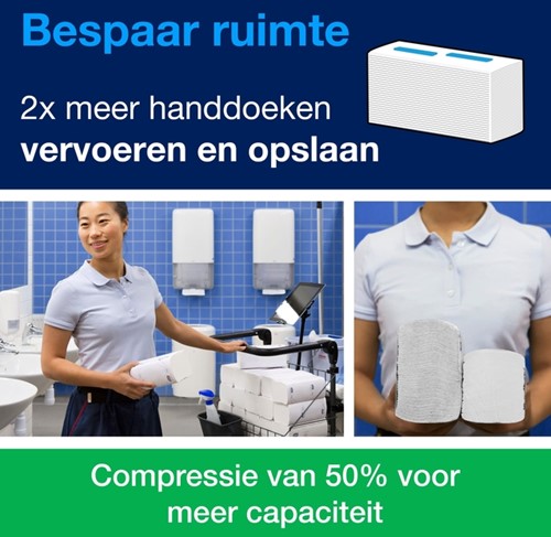 Handdoek Tork H5 Universal 1laags 201x225mm wit 12 Stuk-3