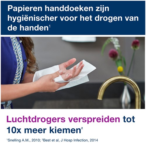 Handdoekdispenser Tork H5 Elevation klein wit 1 Stuk-1