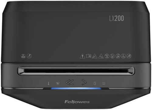 Papiervernietiger Fellowes LX200 4x12mm zwart 1 Stuk-2