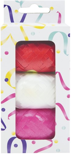 Lint 3 pak rood/wit/roze 3 Stuk