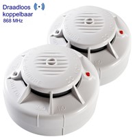 Rookmelder Fito optisch 3V batterij draadloos 1 Stuk-2