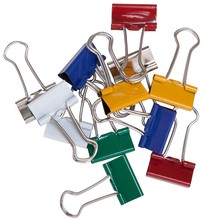 Papierklem MAUL 213 19mm cap 7mm ass 12 Stuk-2