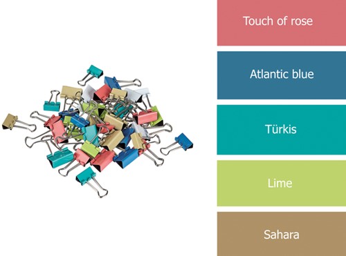 Papierklem MAUL 215 7mm + 9mm 24st assorti 24 Stuk-2