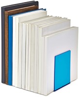 Boekensteun MAUL 10x10x13cm acryl neon blauw 2 Stuk-2