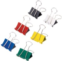 Papierklem MAUL 215 19mm cap 7mm ass 12 Stuk-2