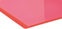 Boekensteun MAUL 10x10x13cm acryl neon rood 2 Stuk-1
