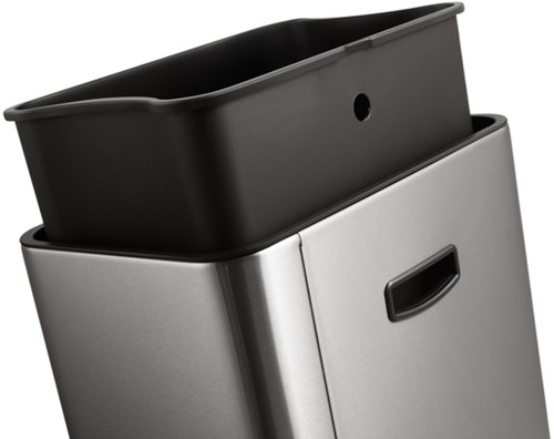 Afvalbak EKO Mirage met sensor 30liter RVS mat 1 Stuk-2