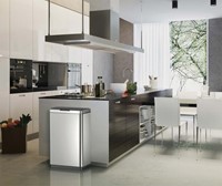 Afvalbak EKO Mirage met sensor 20+20liter RVS mat 1 Stuk-3