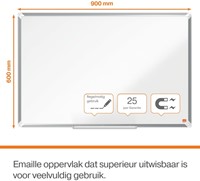 Whiteboard Nobo Premium Plus 60x90cm emaille 1 Stuk-12