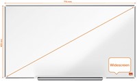 Whiteboard Nobo Impression Pro 40x71cm emaille 1 Stuk-2