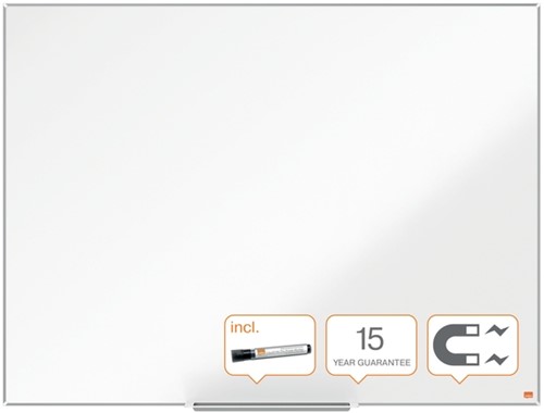 Whiteboard Nobo Impression Pro 90x120cm staal 1 Stuk-3