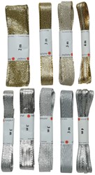 Lint Decoris polyester goud en zilver assorti