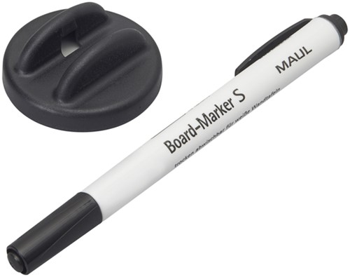 Whiteboardwisser MAUL met stift zwart magnetisch 1 Stuk-2